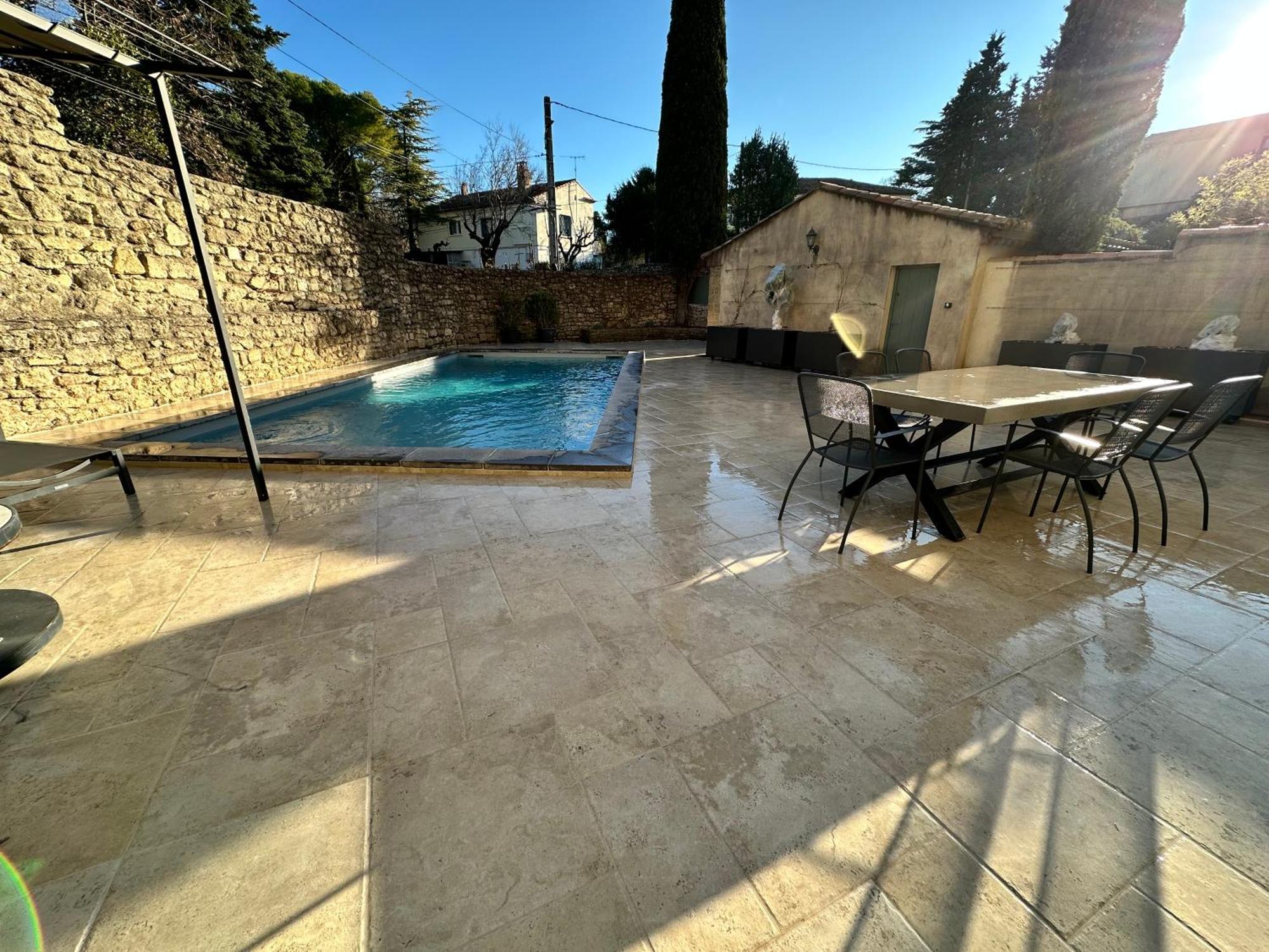 Appartement Avec Piscine Privee Dans Residence Pour 6 Personnes Uzès Kültér fotó
